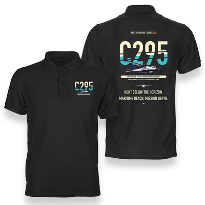 Airbus C295 MPA-ASW design on black polo