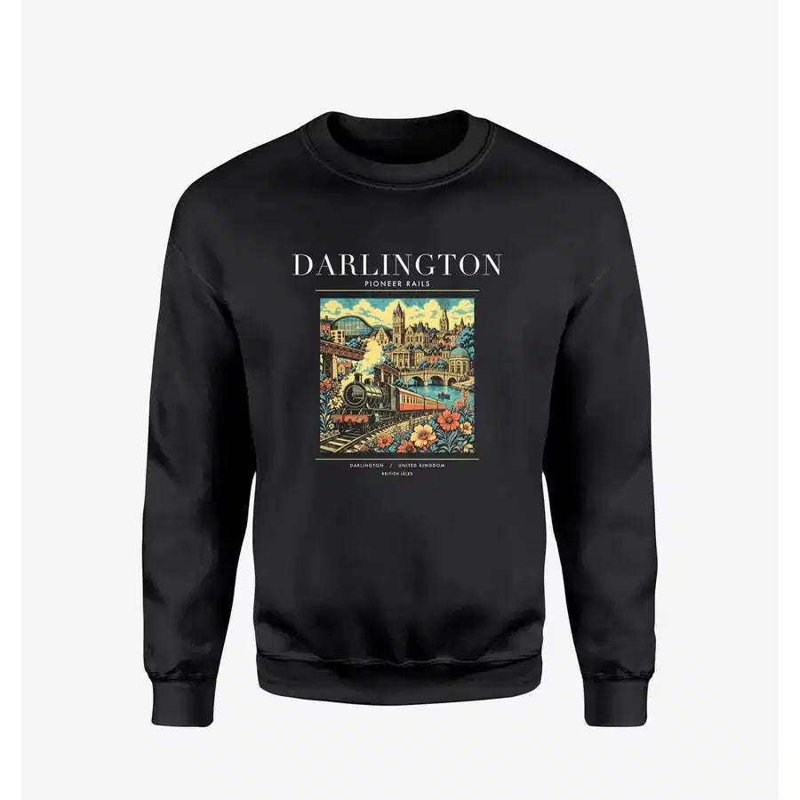 DARLINGTON - Poster - Sweatshirt - Black