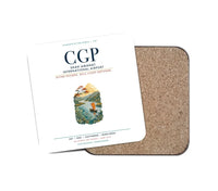 Thumbnail for Shah Amanat International Airport Chattogram (CGP) design on white 1 piece coaster