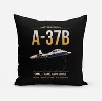 Thumbnail for A-37B Dragonfly design on black pillow