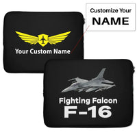 Thumbnail for The Fighter Jet 16 Silhouette Laptop & aviation themed laptop & tablet case for laptop or tablet.