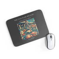 Thumbnail for VINTAGE G4376 - The Taxi Rank Rivalry - Designed Mouse Pads design on black rectangle