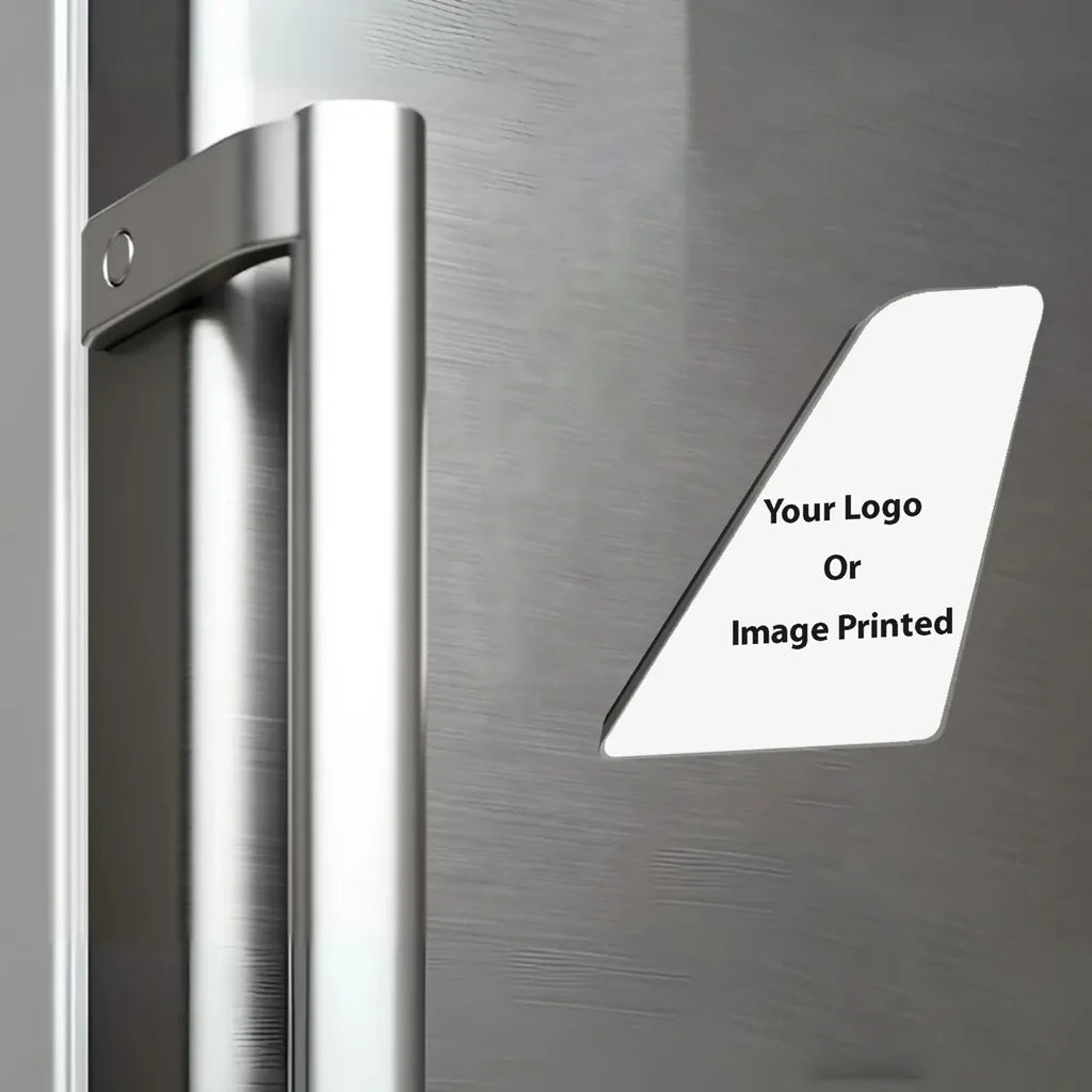 Custom Design Image Logo aviation design tail magnet in 3D metal with magnetic back.