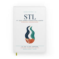 Thumbnail for St. Louis Lambert International Airport (STL) design on white notebook