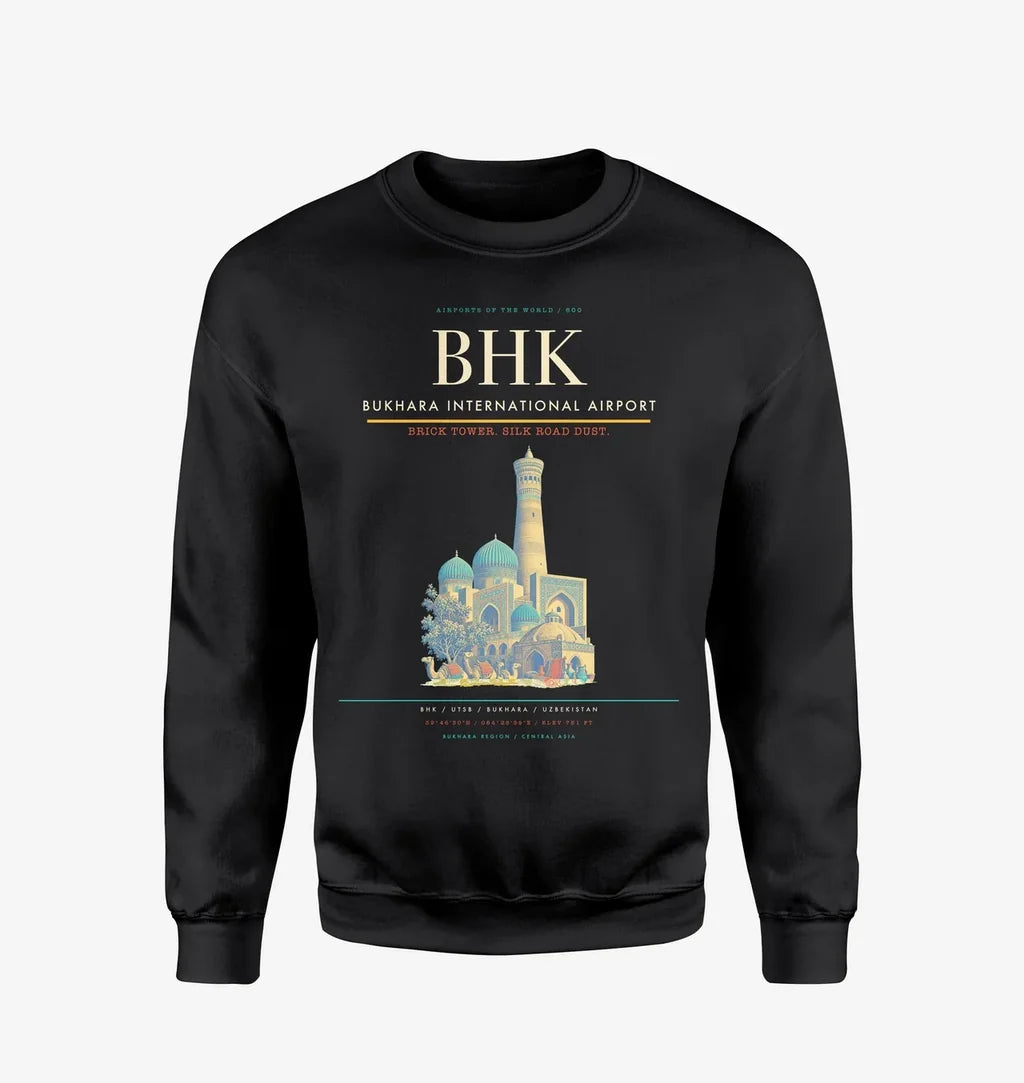 Bukhara International Airport BHK Sweatshirt - Black