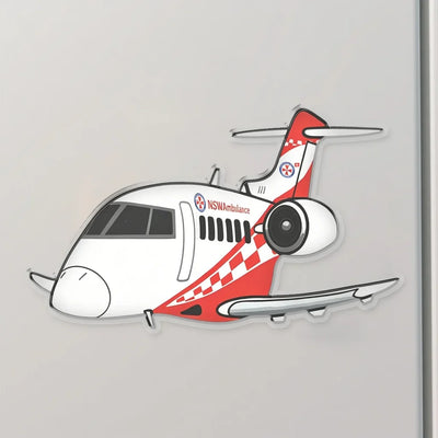 NSW Air Ambulance Pilatus PC-24 Theme Airplanes Magnets aviation airplane fridge magnet, strong neodymium core.