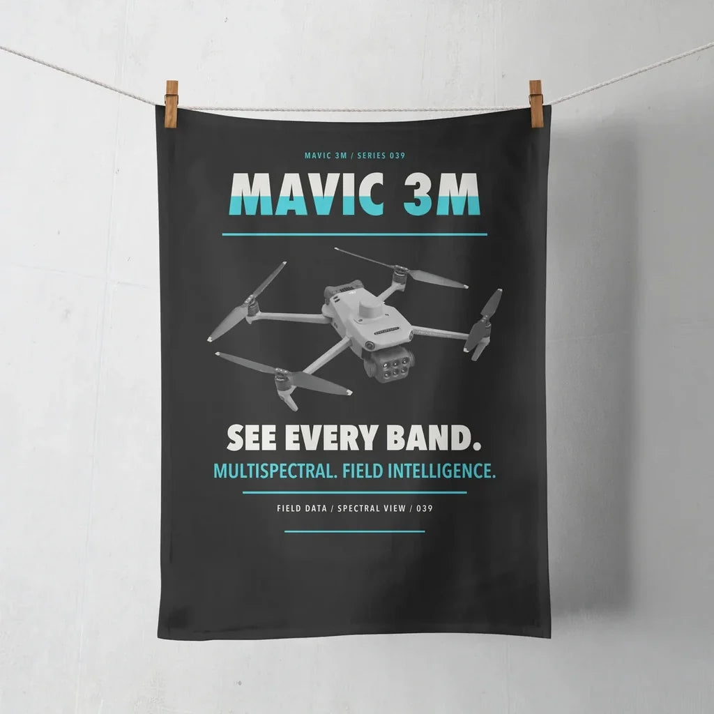 DJI Mavic 3 Multispectral design on black towel