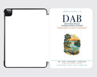 Thumbnail for Daytona Beach International Airport (DAB) design on white ipad tablet case