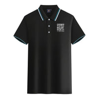 Thumbnail for Airline Pilot Label aviation design printed on soft cotton stylish polo shirt.