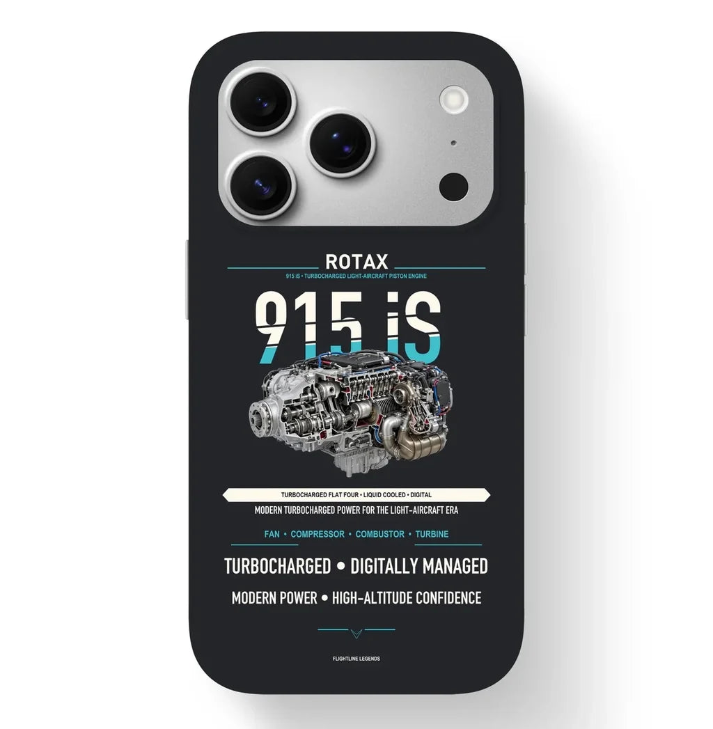 915 iS Case design on black iphone case