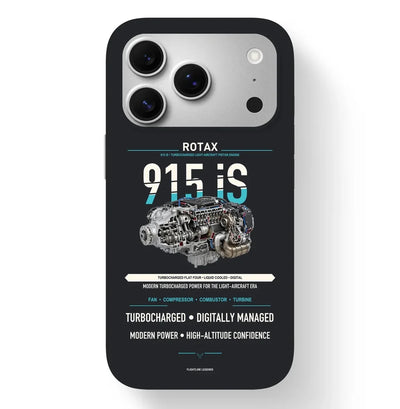 915 iS Case design on black iphone case
