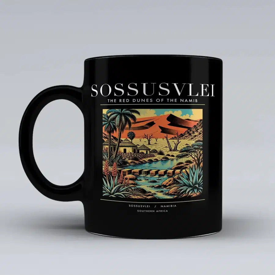 SOSSUSVLEI - Poster - Mug - Black
