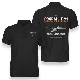 Airbus C295M T.21 Premium Polo T-Shirts