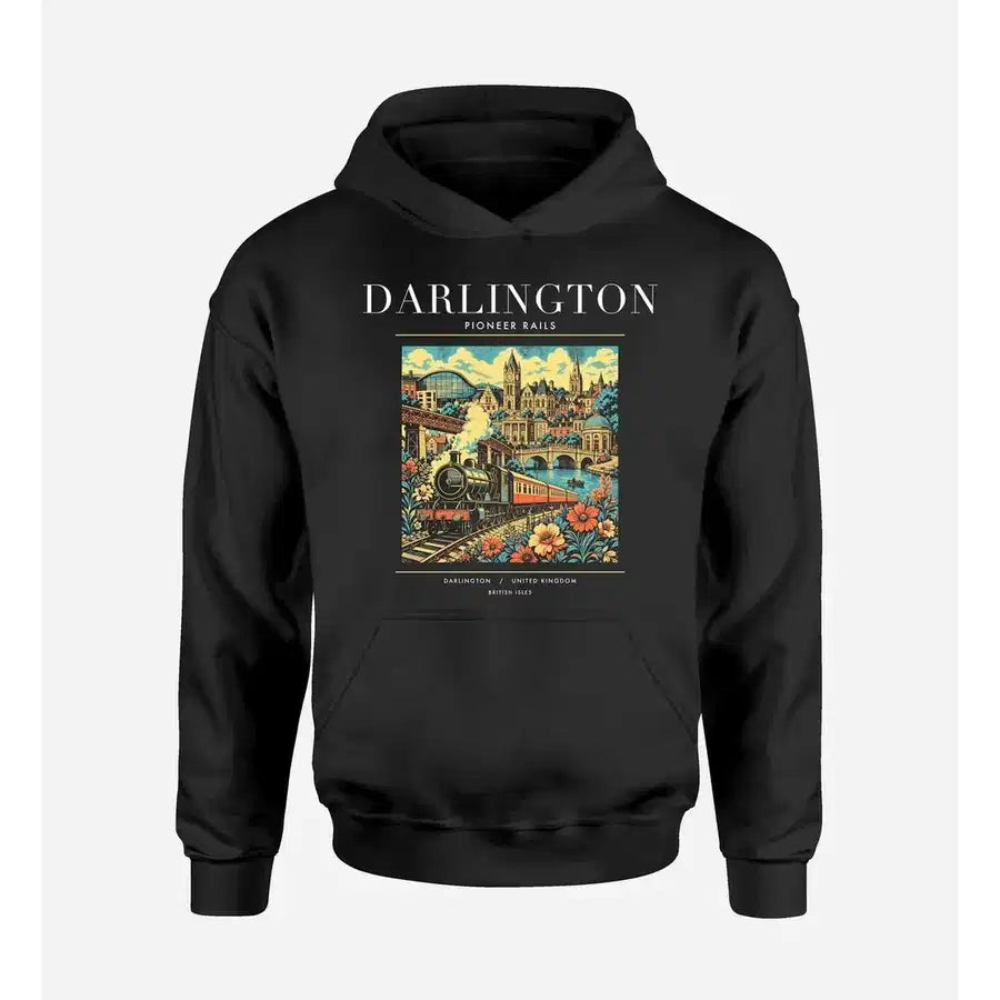 DARLINGTON - Poster - Premium Hoodie - Black