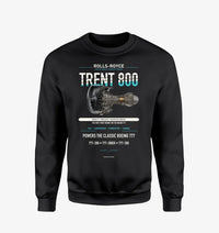 Thumbnail for TRENT 800 design on black sweatshirt