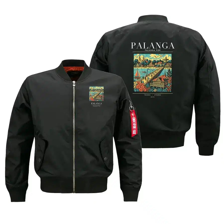 PALANGA - Poster - Bomber Jacket - Black