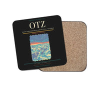 Thumbnail for Ralph Wien Memorial Airport (OTZ) design on black 1 piece coaster
