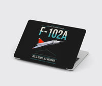 Thumbnail for F-102A Delta Dagger design on black MacBook case