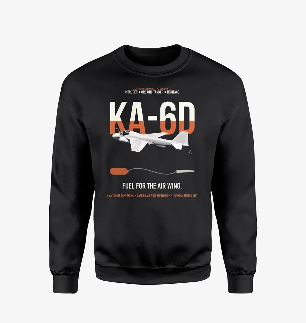 KA-6D Intruder design on black sweatshirt