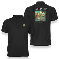 Thumbnail for HARLINGEN - Poster - Double-Side Polo - Black