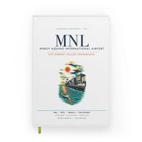 Thumbnail for Manila Ninoy Aquino International Airport (MNL) design on white notebook