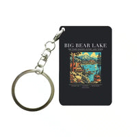 Thumbnail for BIG BEAR LAKE - Poster - Key Chain - Black