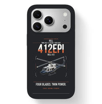 Thumbnail for Bell 412EPI design on black magsafe iphone case, for iPhone 17 Pro