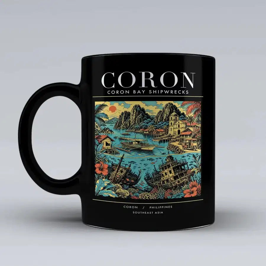 CORON - Poster - Mug - Black