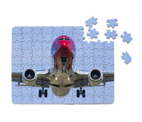 Thumbnail for Face to Face with Norwegian Boeing 737 aviation design puzzle, premium cardboard.