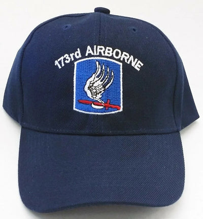 173rd Airborne Air Force aviation embroidery on durable cotton designed cap.