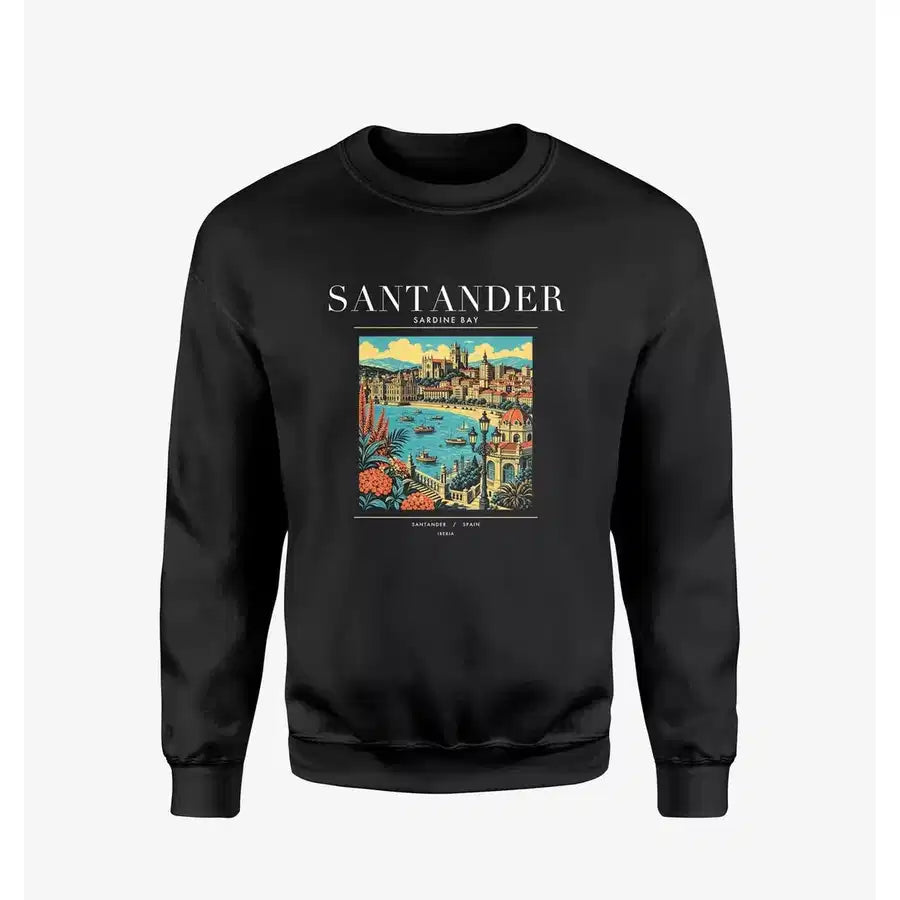 SANTANDER - Poster - Sweatshirt - Black