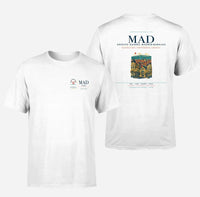 Thumbnail for Madrid Airport (MAD) design printed on white double-side t-shirt