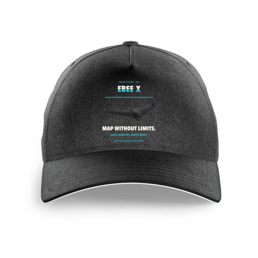 AgEagle eBee X design on black printed hat