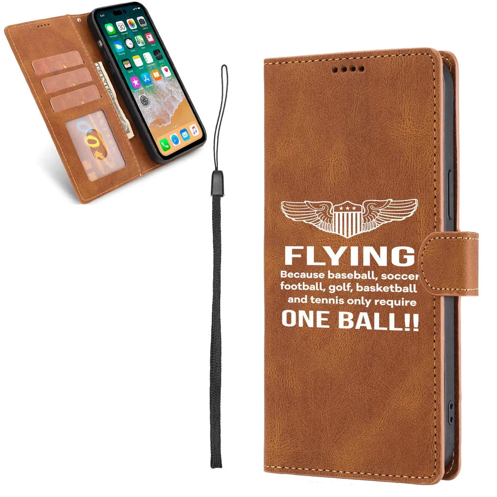 Flying One Ball Leather Samsung S & Note aviation themed leather Samsung Galaxy S/Note case for Samsung Galaxy S/Note.