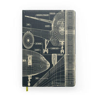 Thumbnail for Airplanes Fuselage & Details aviation design on premium hardcover notebook.