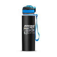 Thumbnail for Boeing 757 & Rolls Royce Engine (RB211) Sports aviation design on sport kettle, insulated bottle with sport spout.