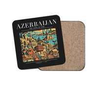 Thumbnail for AZERBAIJAN - Poster - Coaster - Black