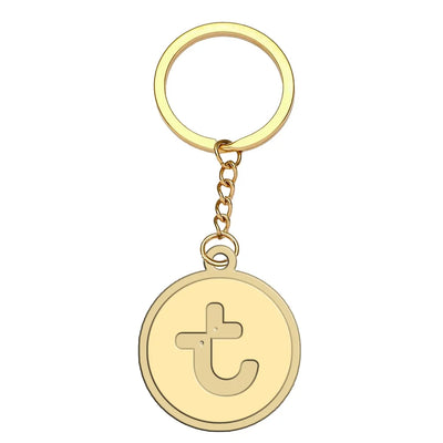 Transavia France Airlines aviation hollow key chain in polished alloy.