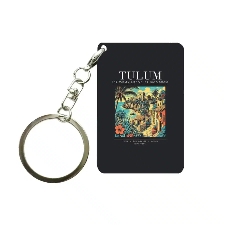 TULUM - Poster - Key Chain - Black