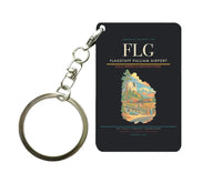 Thumbnail for Flagstaff Pulliam Airport (FLG) design on black key chain
