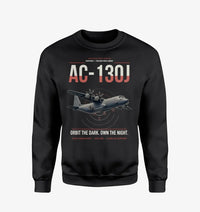 Thumbnail for AC-130J Ghostrider design on black sweatshirt