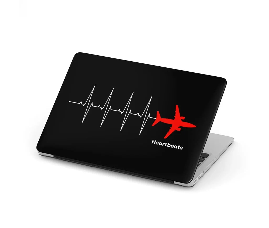 Aviation Heartbeats aviation themed MacBook case for MacBook.