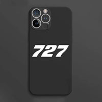 Thumbnail for Boeing 727 Flat Text aviation design on soft silicone iPhone case for iPhone.