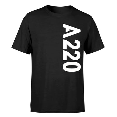 Airbus A220 Side Text aviation t-shirt