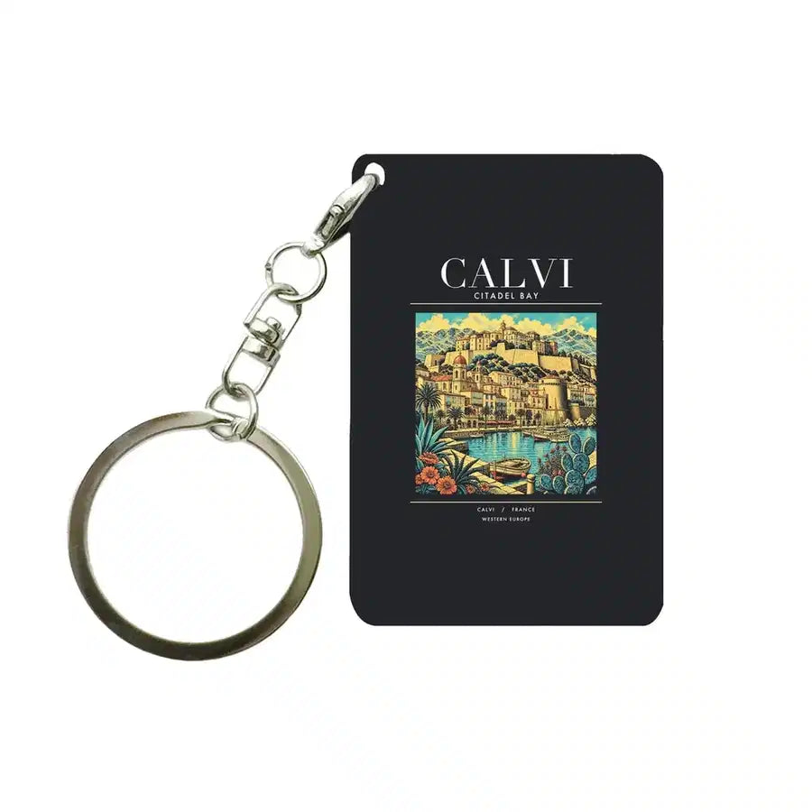CALVI - Poster - Key Chain - Black