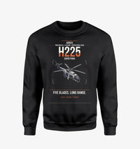 Thumbnail for Airbus H225 design on black sweatshirt