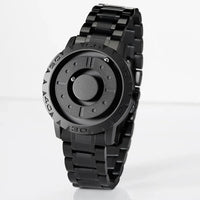 Thumbnail for Magnetic Roller Creative Trendy Black Technology Concept Borderless Design Watch aviation stainless steel accessory in stainl.