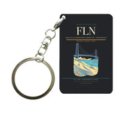Thumbnail for Hercilio Luz International Airport (FLN) design on black key chain