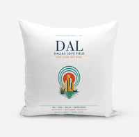 Thumbnail for Dallas Love Field (DAL) design on white pillow