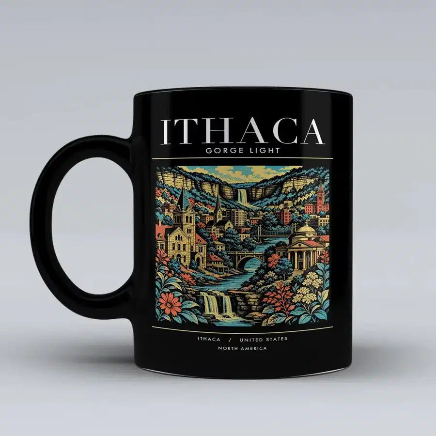 ITHACA - Poster - Mug - Black